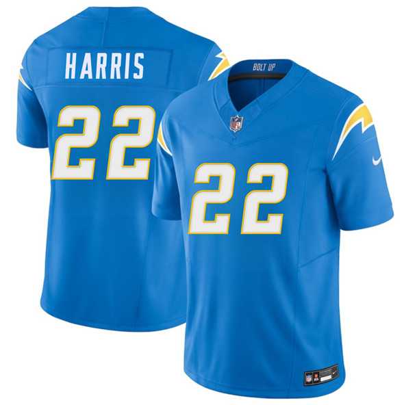 Men & Women & Youth Los Angeles Chargers #22 Najee Harris Blue 2025 F.U.S.E. Vapor Limited Stitched Jersey->los angeles chargers->NFL Jersey